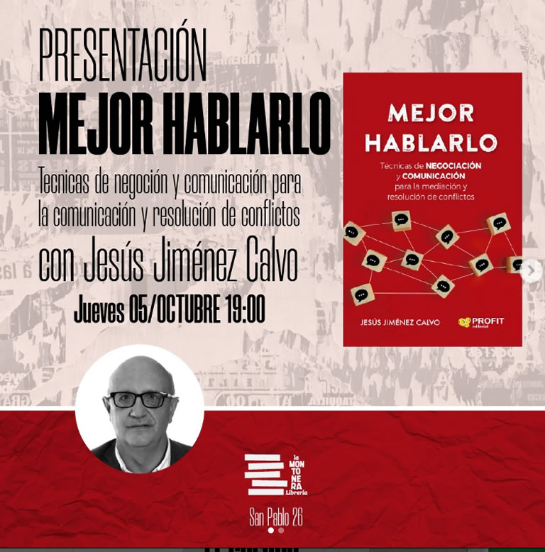 Jesús Jiménez Calvo presenta 'Mejor hablarlo'